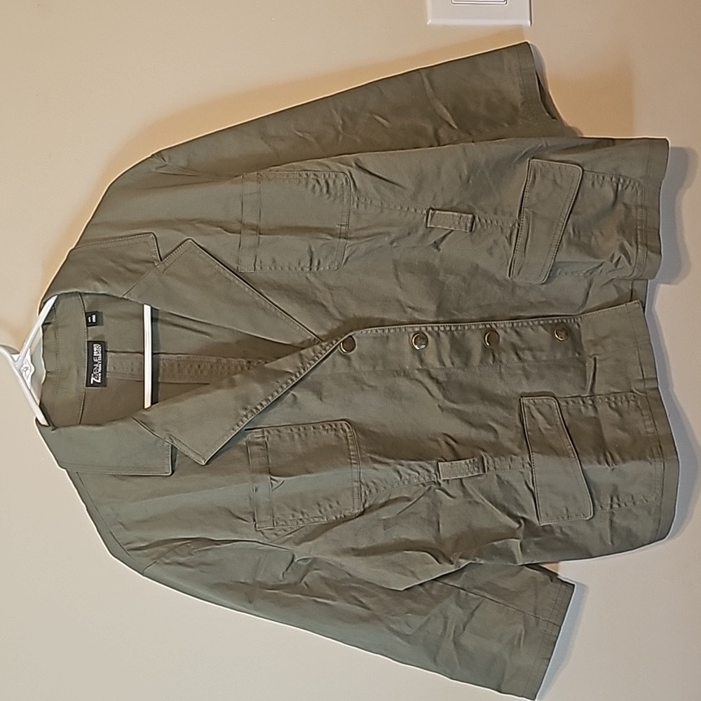7Th‎ Avenue Women's Jacket Size XXL Olive Green